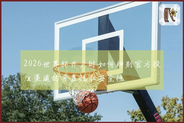 2026世界杯开户时如何辨别官方投注渠道的可靠性和安全性